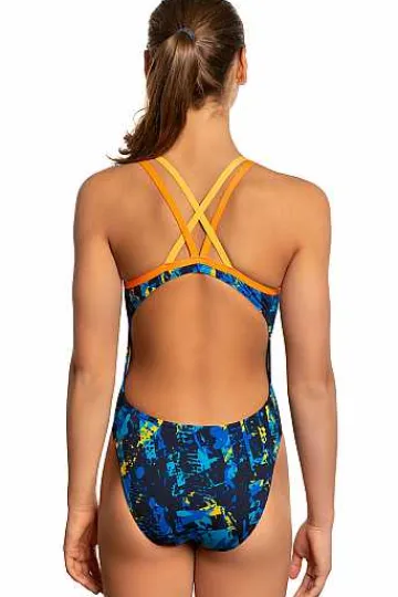 Junior's Swimsuits^Mad Wave Crossback Junior Pbt A3