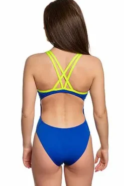 Chlorine Resistant Swimsuits^Mad Wave Crossback Pbt