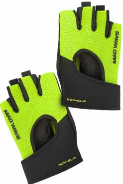 Yoga Accessories^Mad Wave Fitness Gloves Velcro