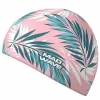 Silicone Swim Caps^Mad Wave Foliage Big