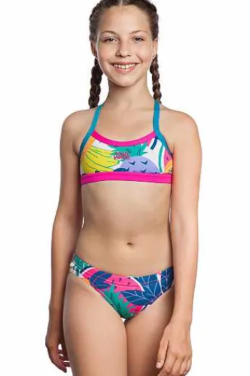 Junior's Swimsuits^Mad Wave Frisky Top Junior Pbt B0