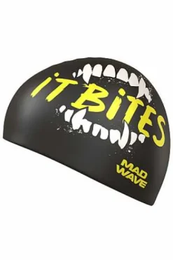 Silicone Swim Caps^Mad Wave It Bites