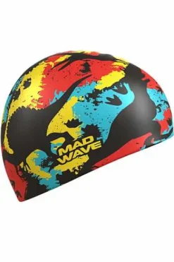 Silicone Swim Caps^Mad Wave Jurassic