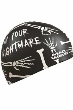 Silicone Swim Caps^Mad Wave Nightmare