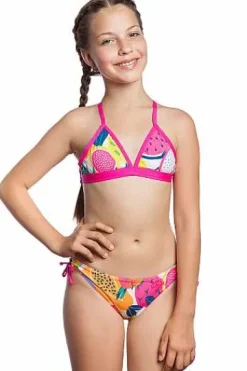 Junior's Swimsuits^Mad Wave Relax Top Junior Pbt B0