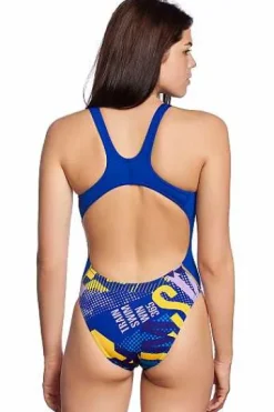 Chlorine Resistant Swimsuits^Mad Wave Salut Pbt A4