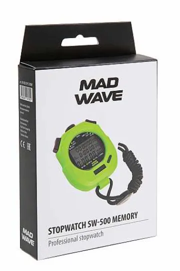 Electronics^Mad Wave Stopwatch Sw-500 Memory