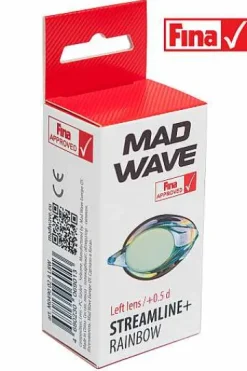 Prescription Goggles^Mad Wave Streamline Rainbow Left