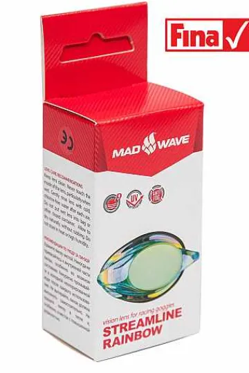 Prescription Goggles^Mad Wave Streamline Rainbow Right