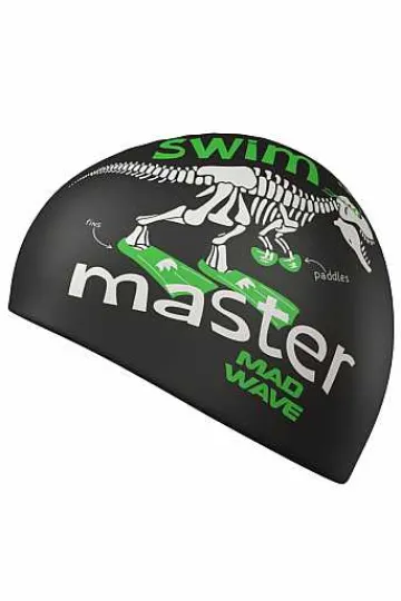Silicone Swim Caps^Mad Wave Swim Master Big