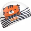 Silicone Swim Caps^Mad Wave Tiger